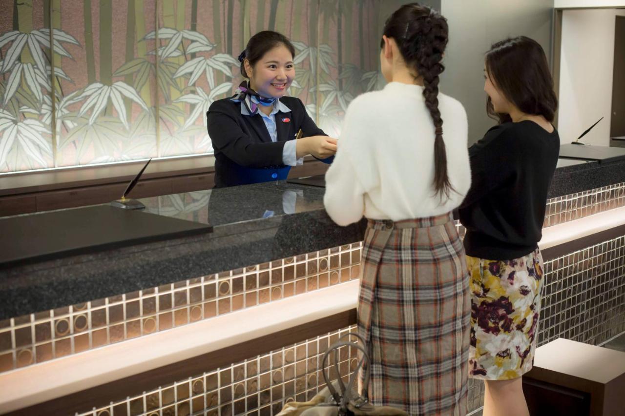 Hot Spring Osaka Hinode Hotel Nipponbashi Bagian luar foto