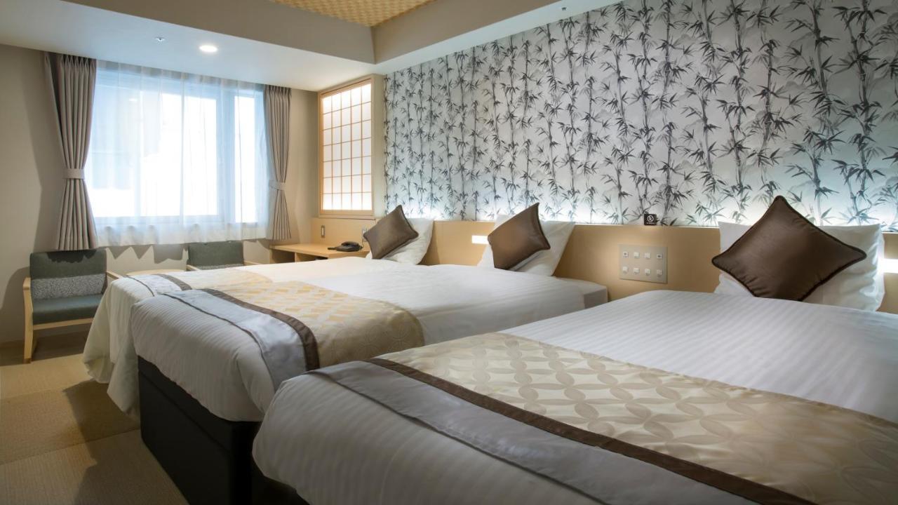 Hot Spring Osaka Hinode Hotel Nipponbashi Bagian luar foto