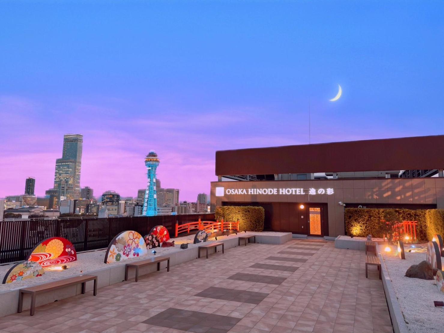 Hot Spring Osaka Hinode Hotel Nipponbashi Bagian luar foto